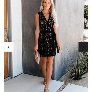 Lace Wrap Dress